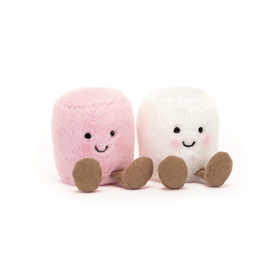 Jellycat Amuseable - Pink and White Marshmallows plush toy – Auraplush™